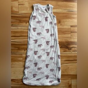Kyte BABY Elephant Print Sleep Sack Size L 1.0 tog